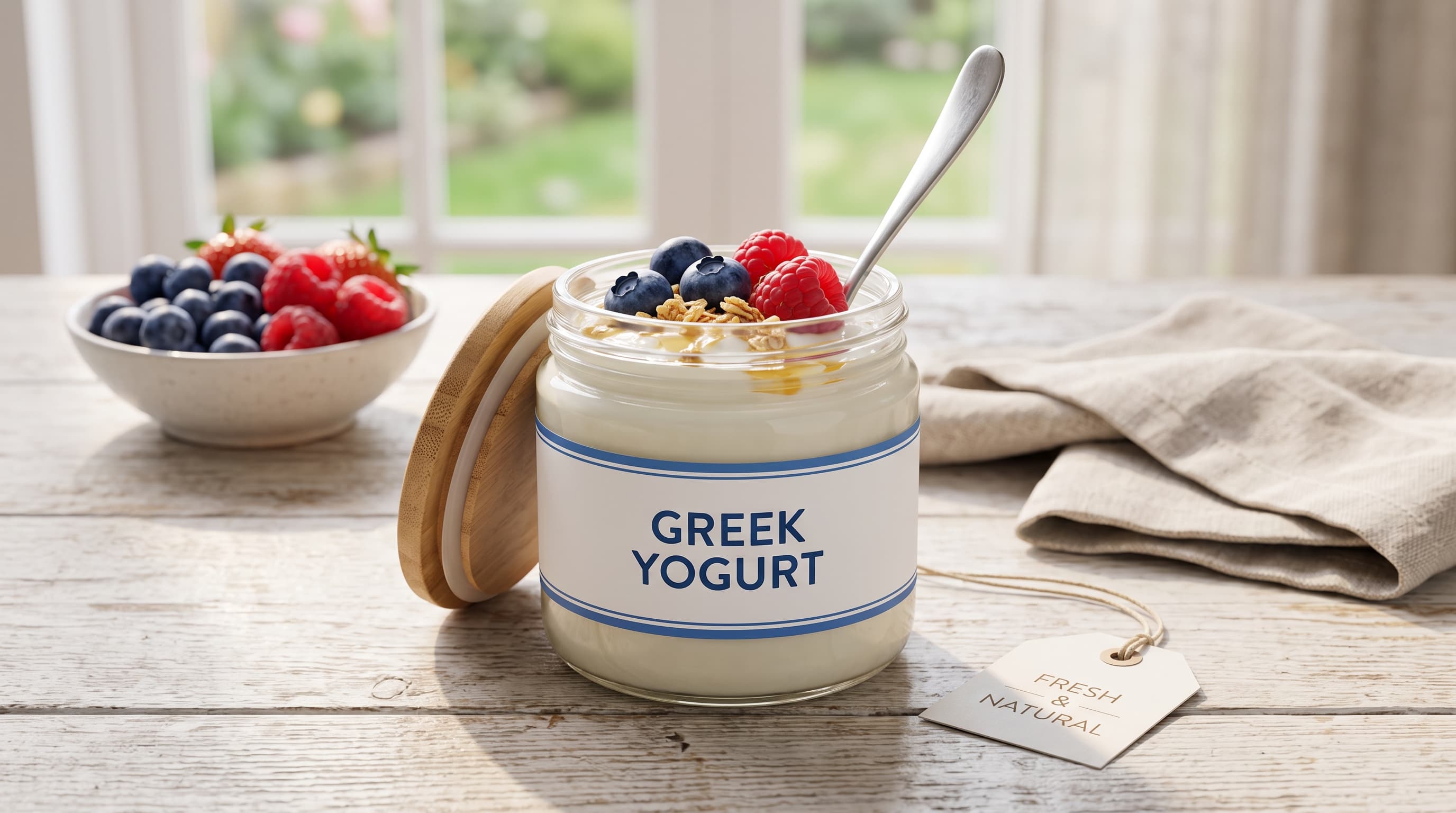 Farm yogurt pots